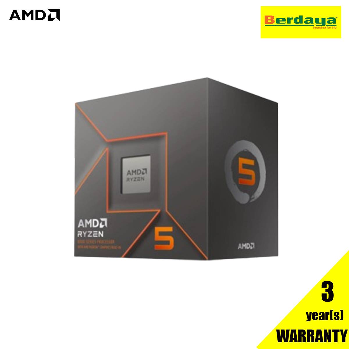 AMD Ryzen 5 8500G with Radeon 740M Graphics | Berdaya